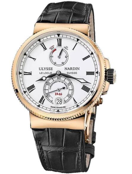 Review Best Ulysse Nardin Marine Chronometer Manufacture 43mm 1186-126/E0 watches sale